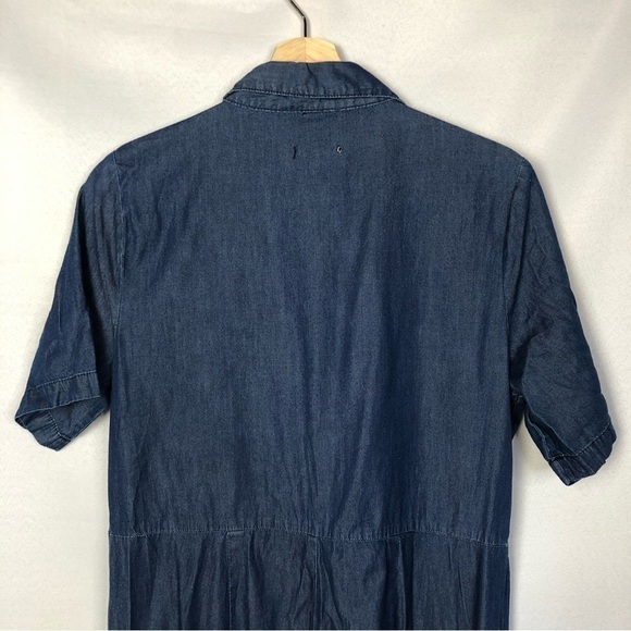 Amuse Society Jump For Love Short Sleeve Wide Leg Jumpsuit L - Picture 6 of 8